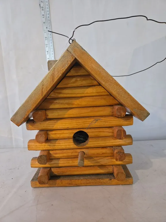 Homemade Wooden Bird House
