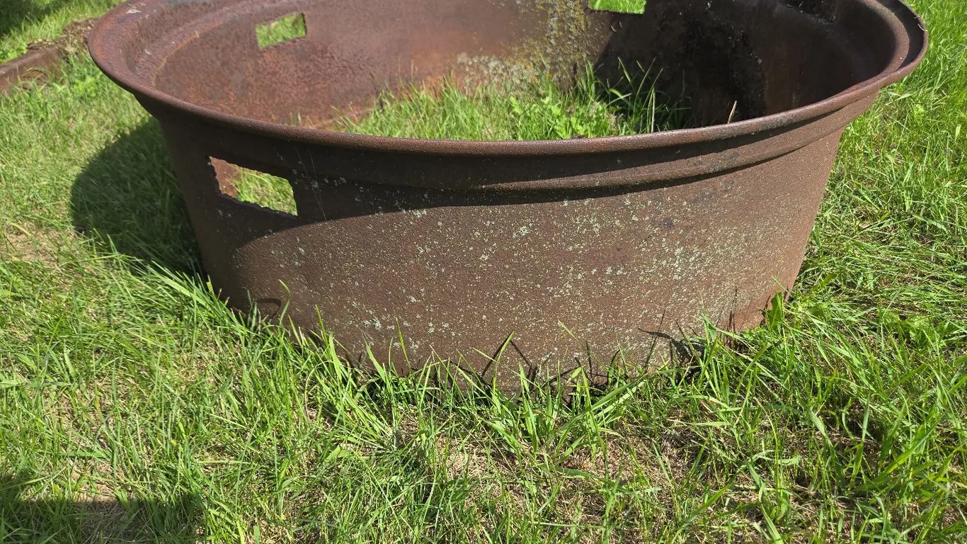 Homemade Fire Pit Tractor Rim