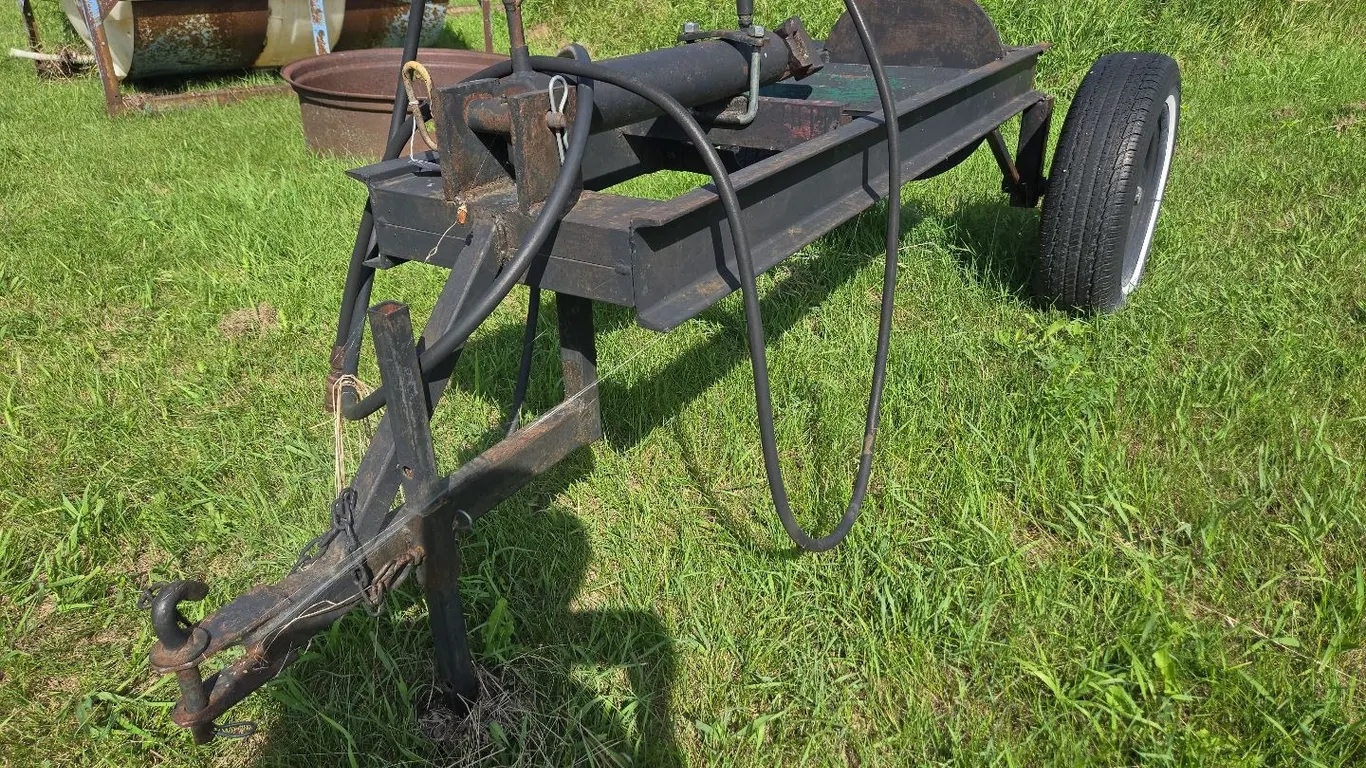 Wood Splitter w/hydraulics on a Homemade trailer - NO TOD