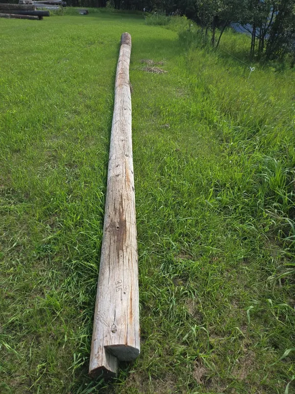 Single Hydro Pole - approx. 32 ft. x 12" down to 8"