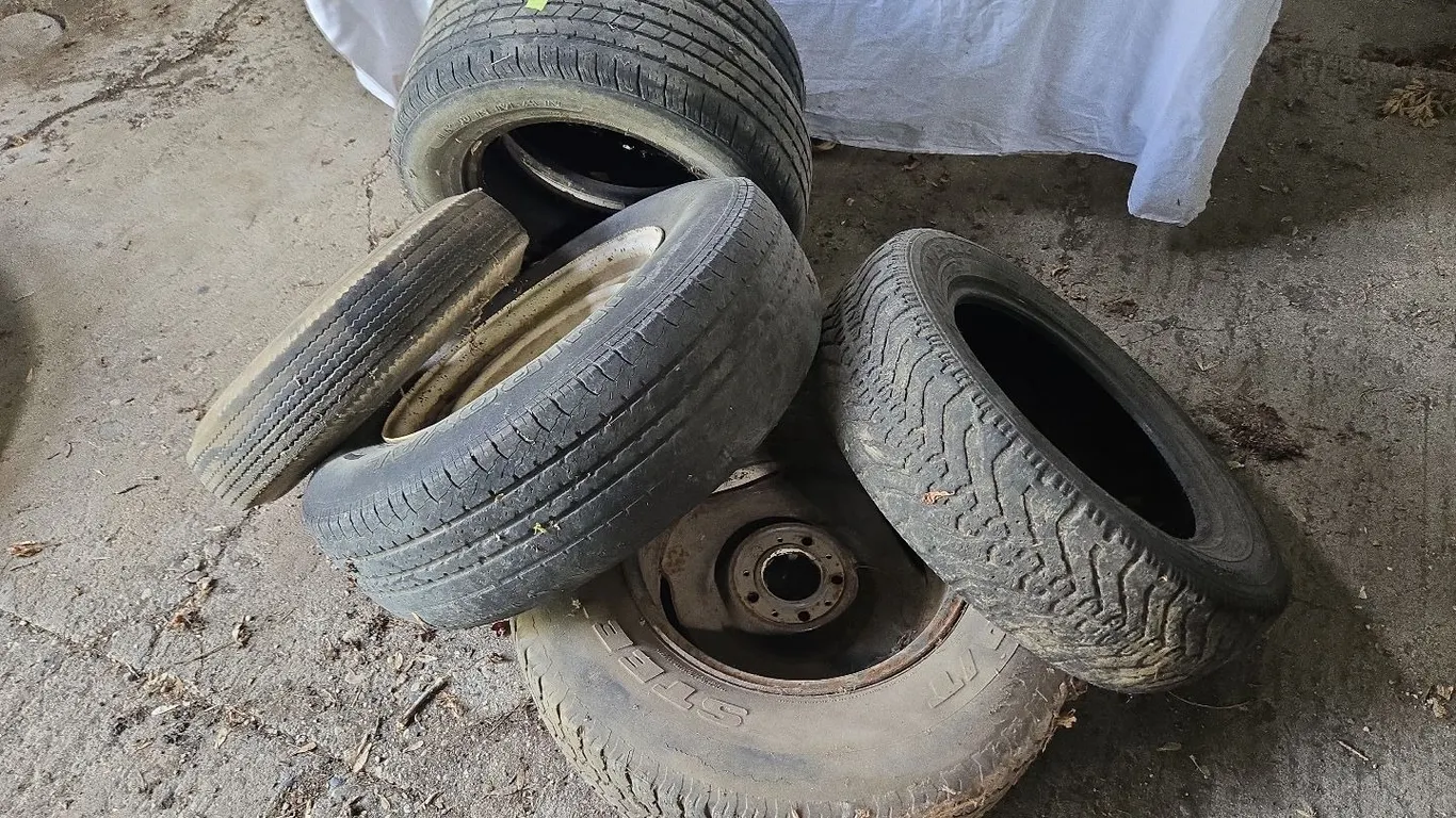 Variety of used tires & rims