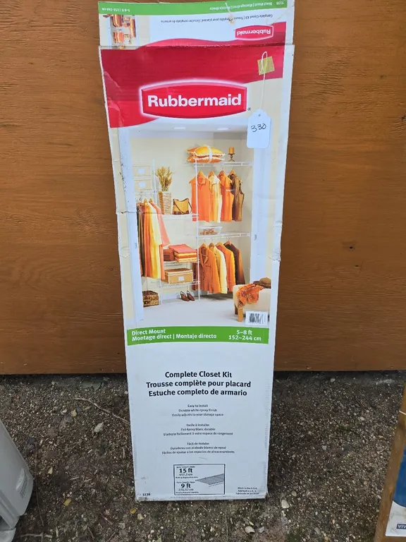 Rubbermaid Closet Organizer - new in box