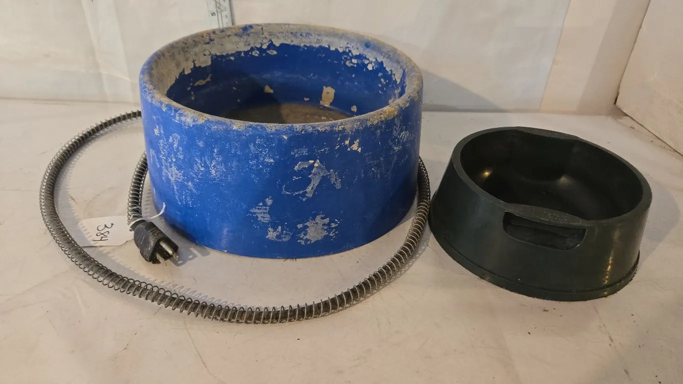 Electric Heated Pet Bowl & Pet Bowl