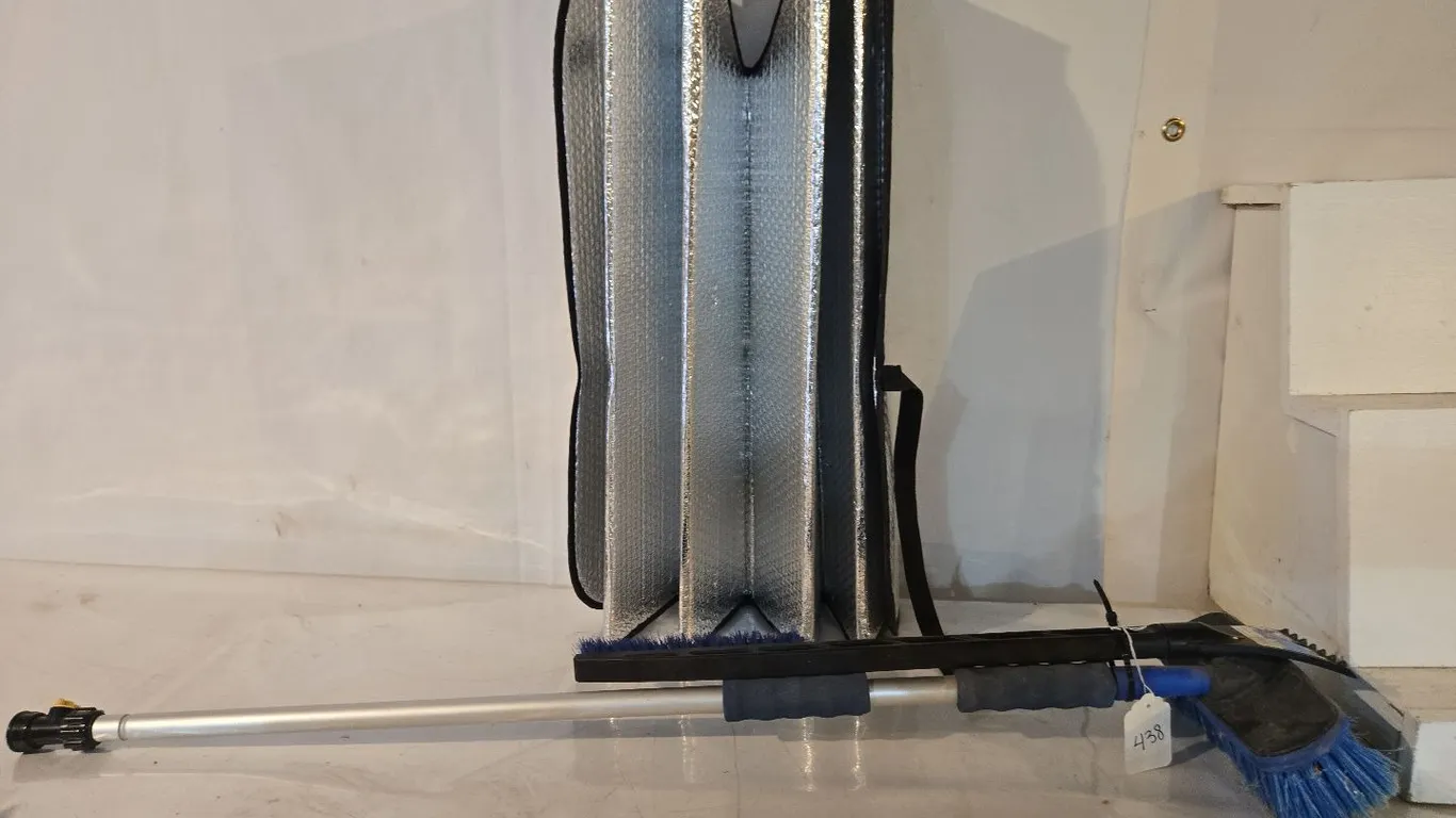 Wind Shield Sun Shade, Car Wash Brush & Snow Scrapper