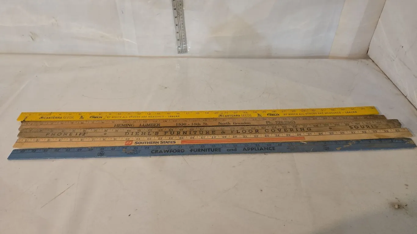 Yard Sticks w/advertising