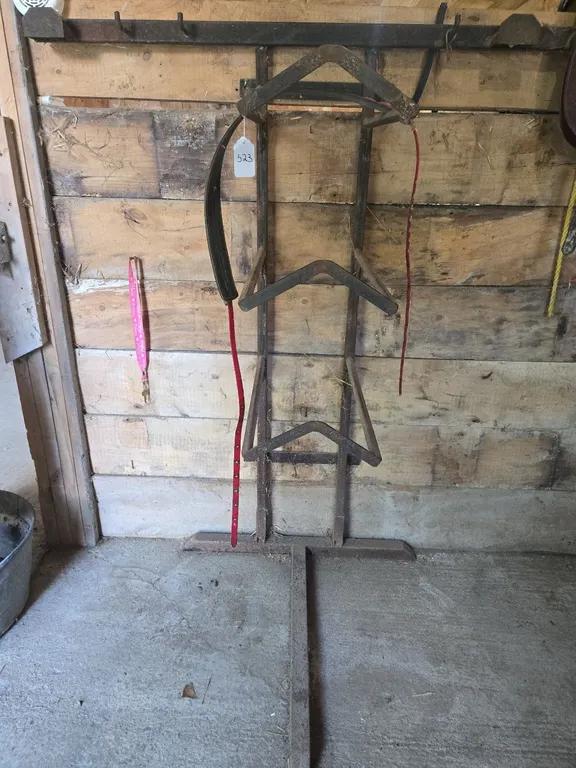 Homemade Cast Iron Saddle Stand - 3 sections