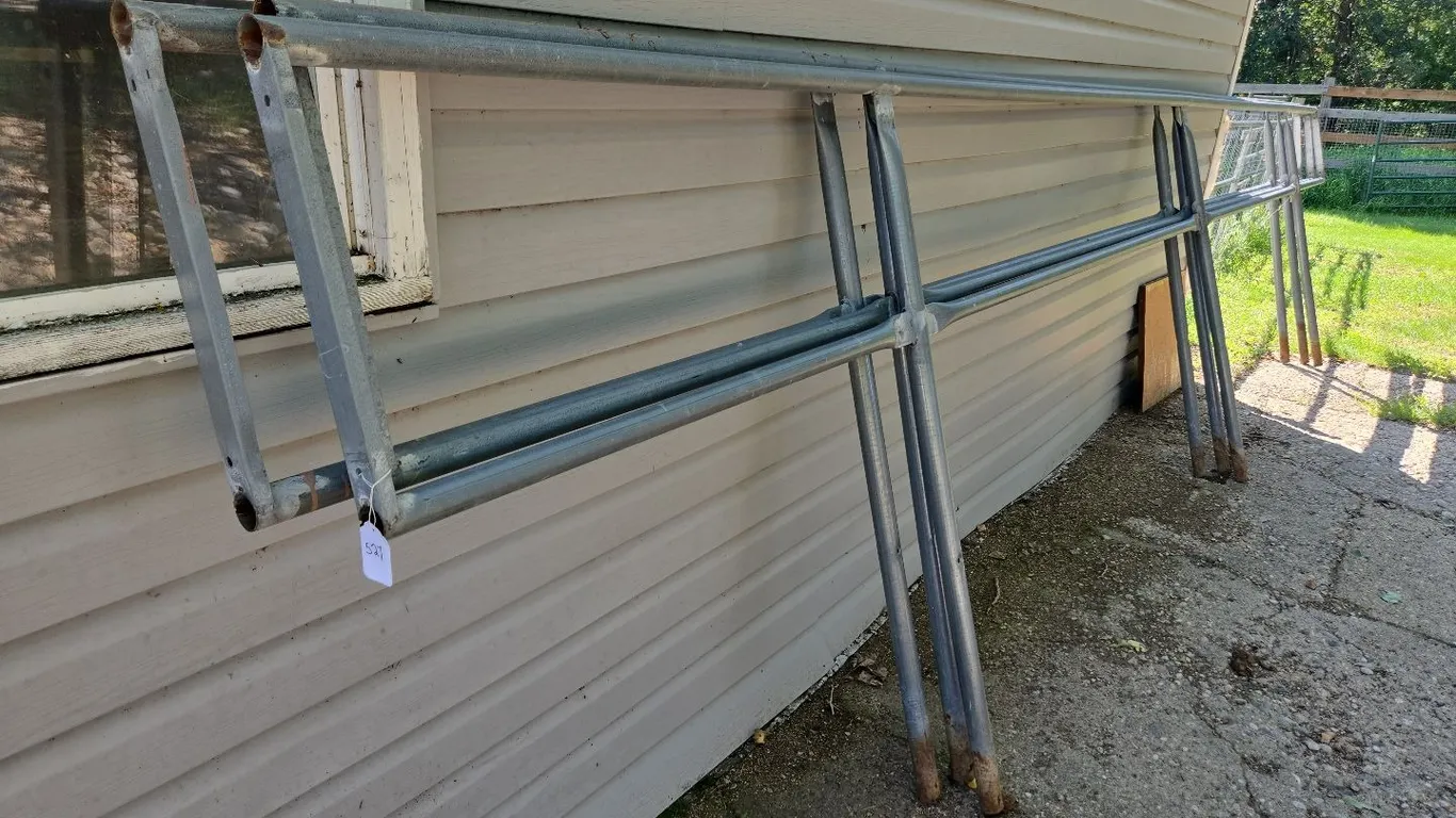 Galvanized Pipe Horse Fencing - 3 sections