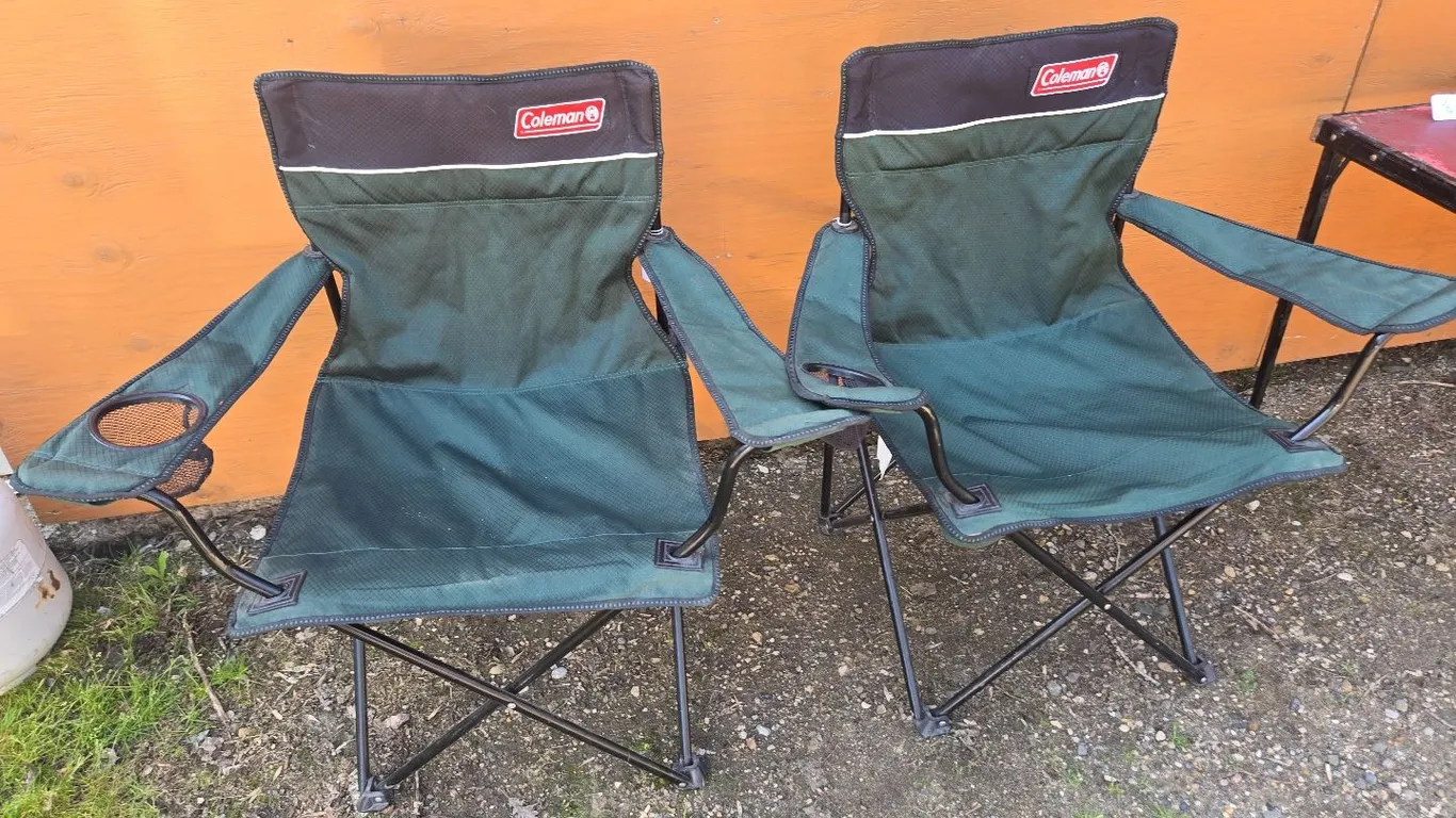Coleman Portable Lawn Chairs (2)