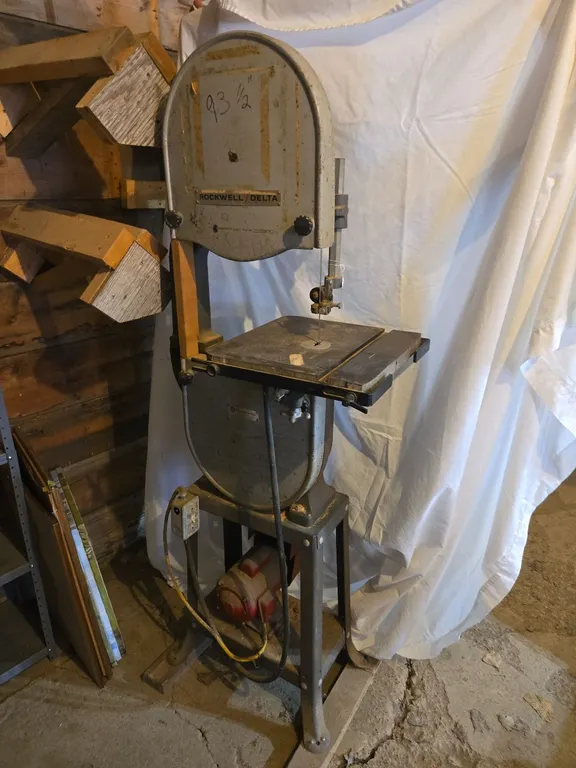 Rockwell Delta Band Saw, on stand