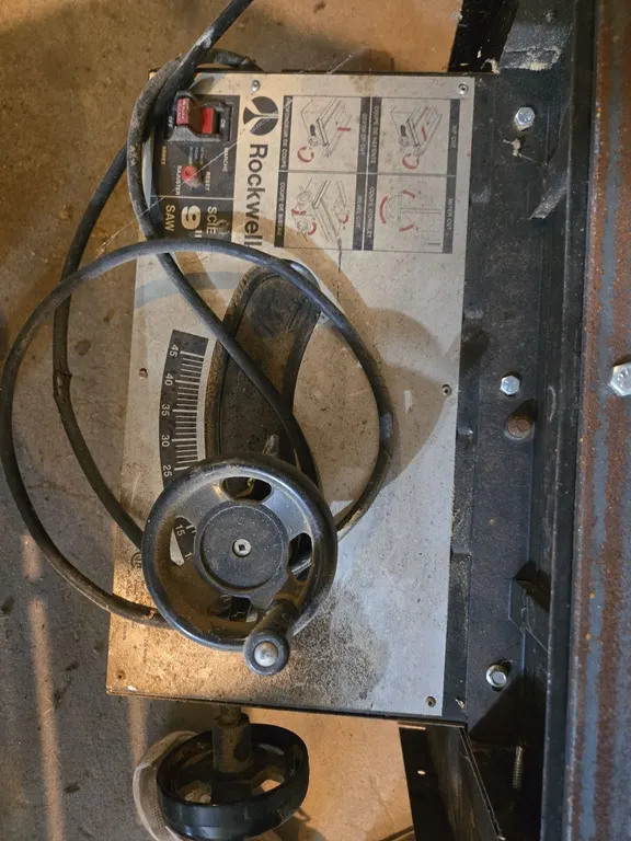 Rockwell Table Saw Top & Motor