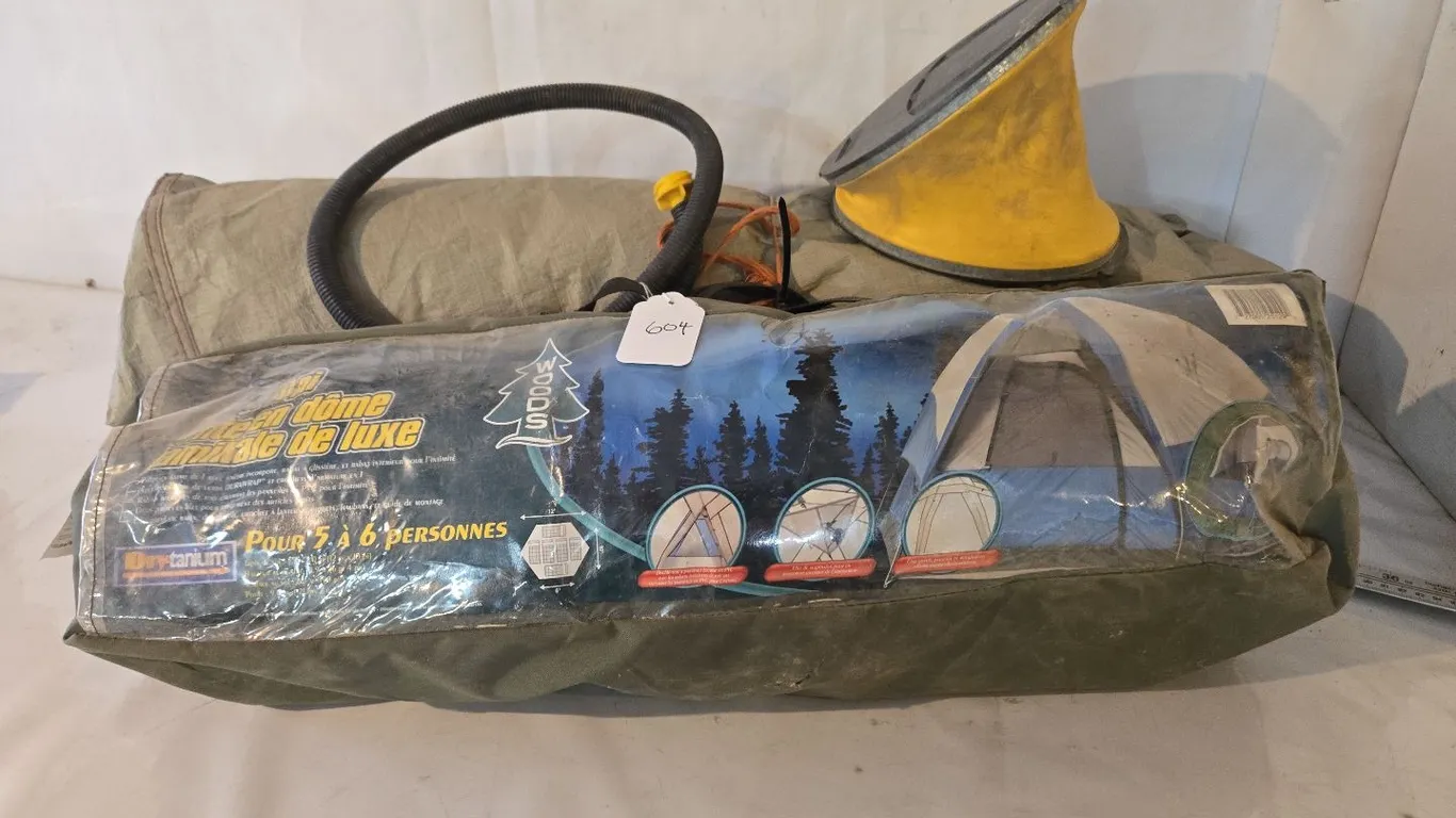 Tents, Foot Pump