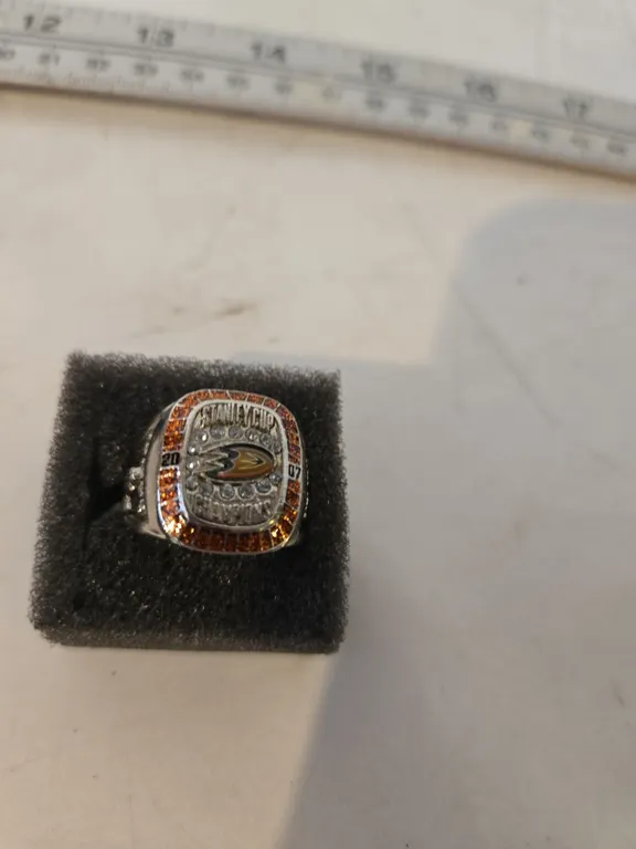 Replica of 2007 Anaheim Mighty Duck Stanley Cup Ring
