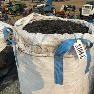 1 - TOTE OF BLACK ASPEN WOOD CHIP MULCH