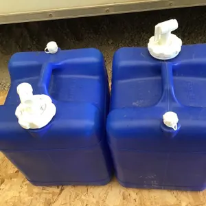 Camp water jugs, approx 20L