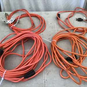 Extension cords, approx 10’, 12’, 20’, end taped,  50’