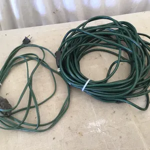 Extension cords, approx 50’, light weight approx 12’