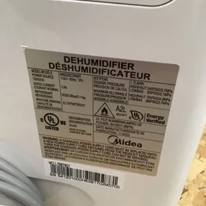 Midea dehumidifier, appears to be working