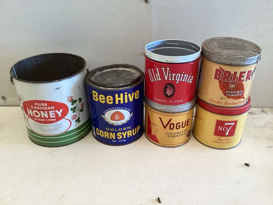 Vintage tins