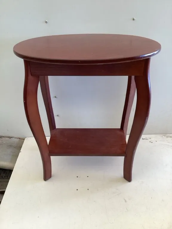 Side table, 21” x 15 1/2“ x 24“ high
