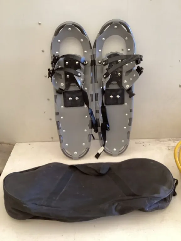 Snowshoes, 8“ x 27“