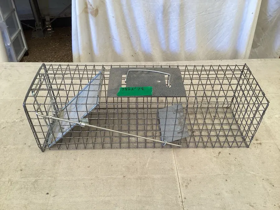 Live trap, 7 1/2“ x 7 1/2“ x 24“ long