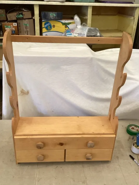Fishing rod holder, 26“ x 8“ x 34“ high