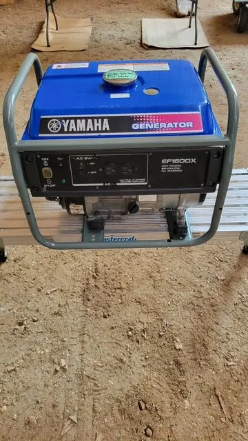 Yamaha EF1500X generator, Easy starting, Exc overall condition, good working order, see video.