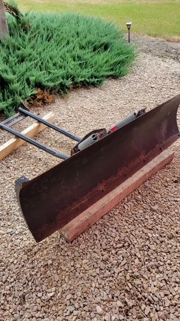 Quad/ATV blade, adjustable angle, 54" wide, incl mounting frame bracket
