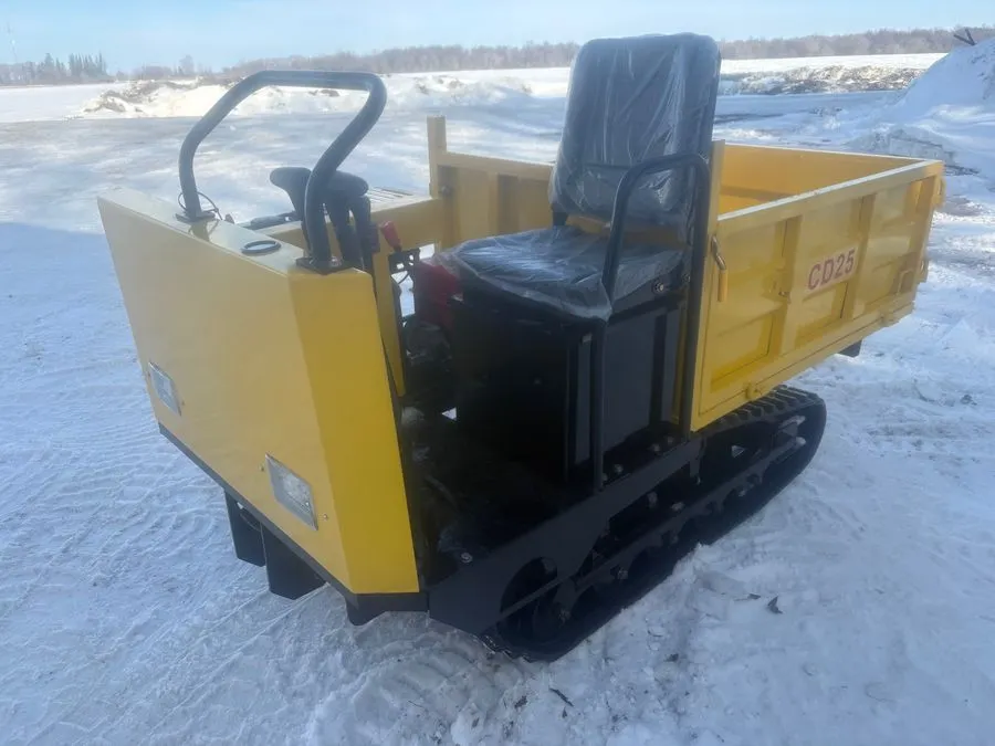 NEW SDLANCH tracked mini dump truck, see video, see lot details. File pics.