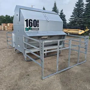 "Advantage Feeders model 160HD 3 in 1 Feeder. Same as new models 8000HD. Holds 160 bu or approximate 8000 lbs of barley. Includes fold up creep gates.