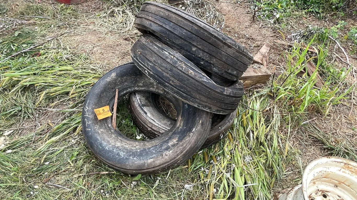 (4) New Implement Tires