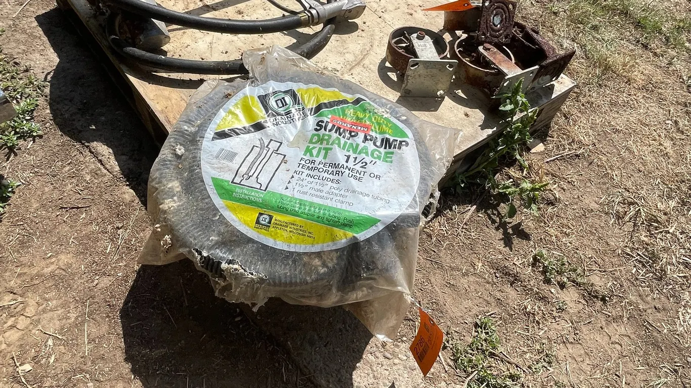 New Sump Pump Drainage Kit