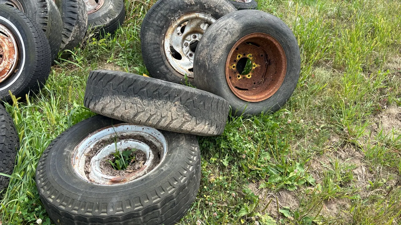(7) Tires on Rims