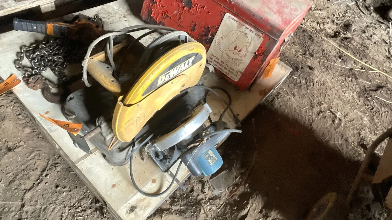DeWalt Chop Saw and Clarke Circular Saw