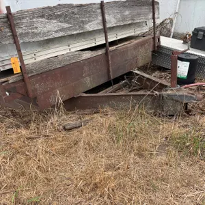 16' Tandem Axle Flatbed Trailer (No Title, For Parts)