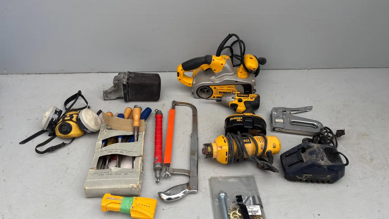 Assorted Dewalt Tools