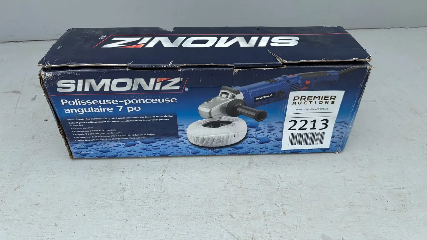 Simonize 7" Right Angle Polisher/Sander