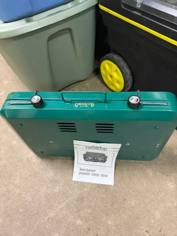 Camp Stove - two burner with carrier