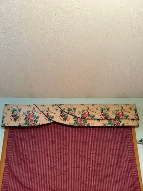 Soft Cornice to fit a patio door opening