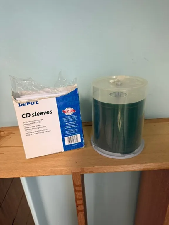 Office Depot Blank CD's and Sleeves