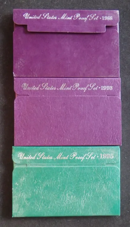 1988, 1993, 1995 PROOF SETS