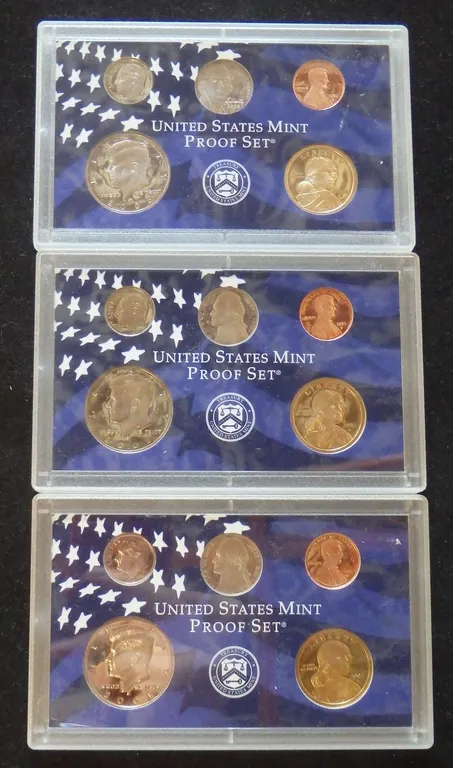 2006, 2002, 2001 PROOF SETS