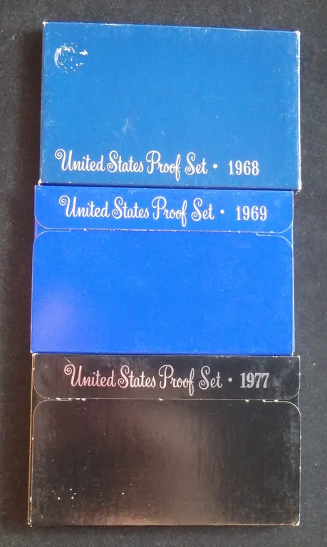 1968, 1969, 1977 PROOF SETS