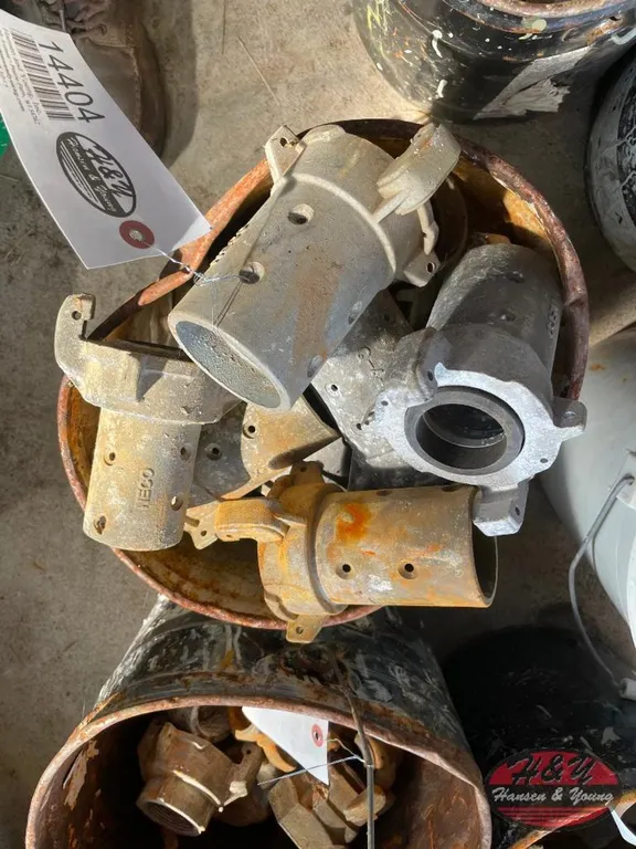 Bucket of Blast Hose Fittings