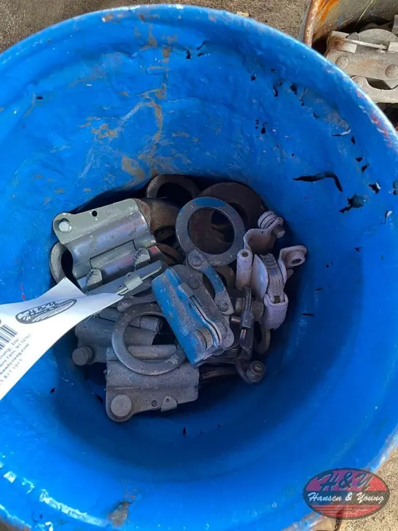 Bucket of Fall Protection Clamps
