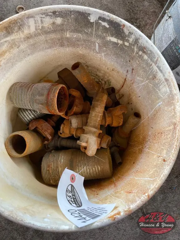 Bucket of Hose Fittings