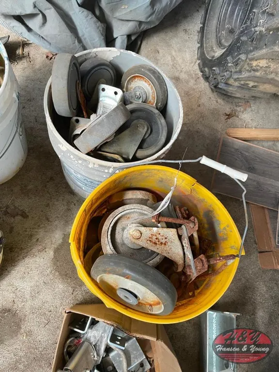 (2) Buckets of Caster Wheels