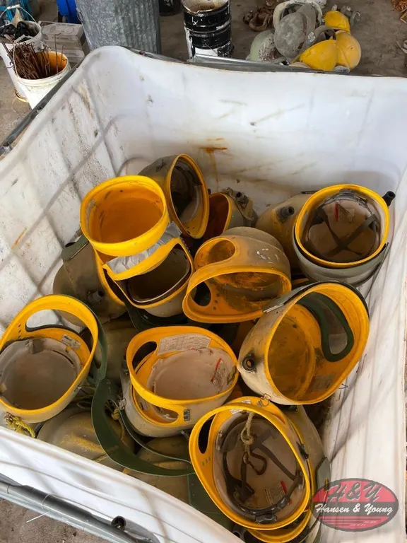 Tote of Hard Hats