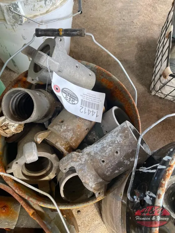 Bucket of Blast Hose Fittings