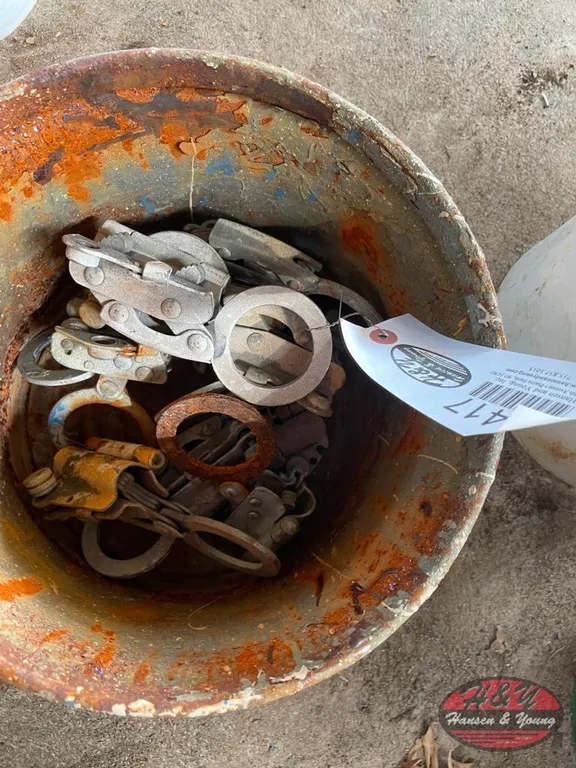 Bucket of Fall Protection Clamps